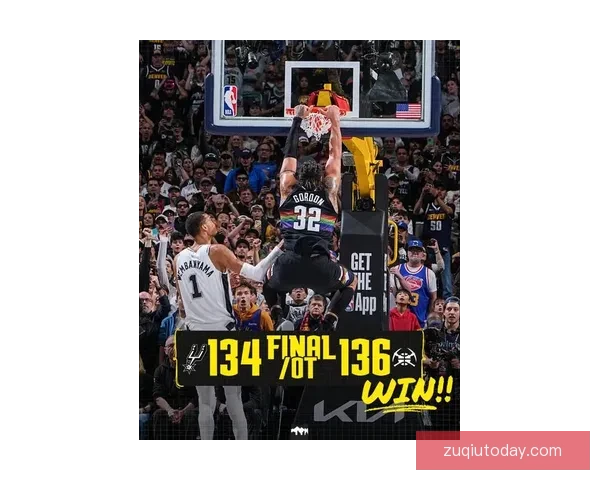 掘金官方力挺MVP 约基奇40分13篮板8助攻完爆文班